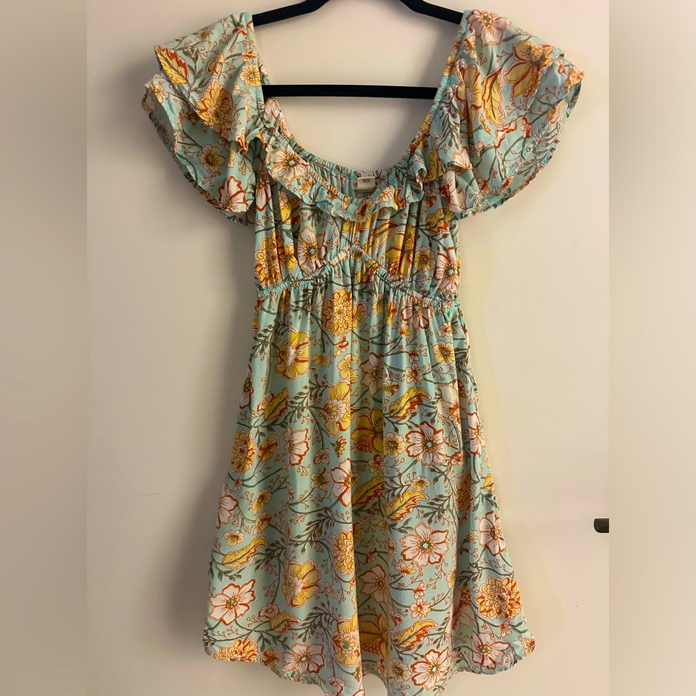Colorful floral dress
